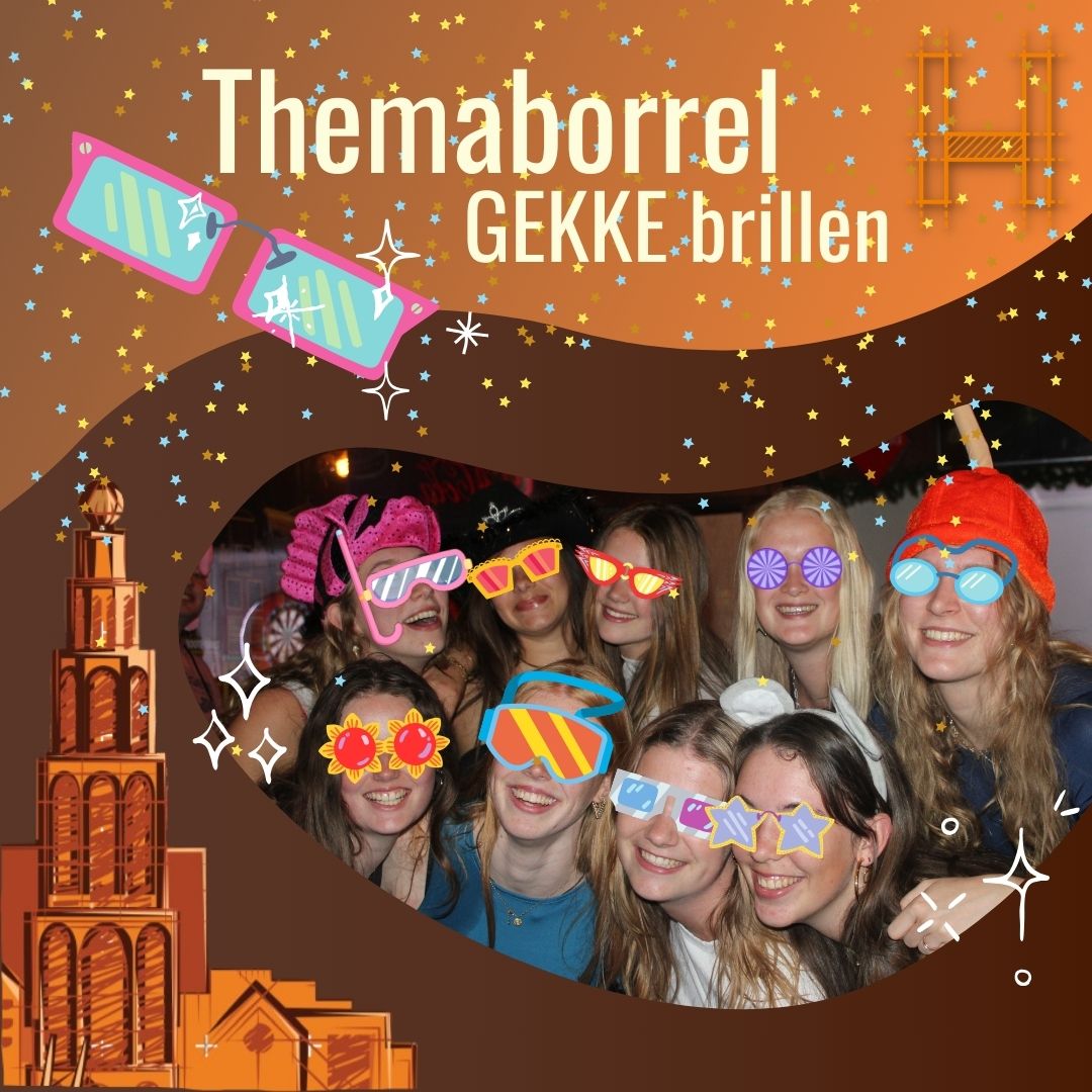Gekke brillen borrel
